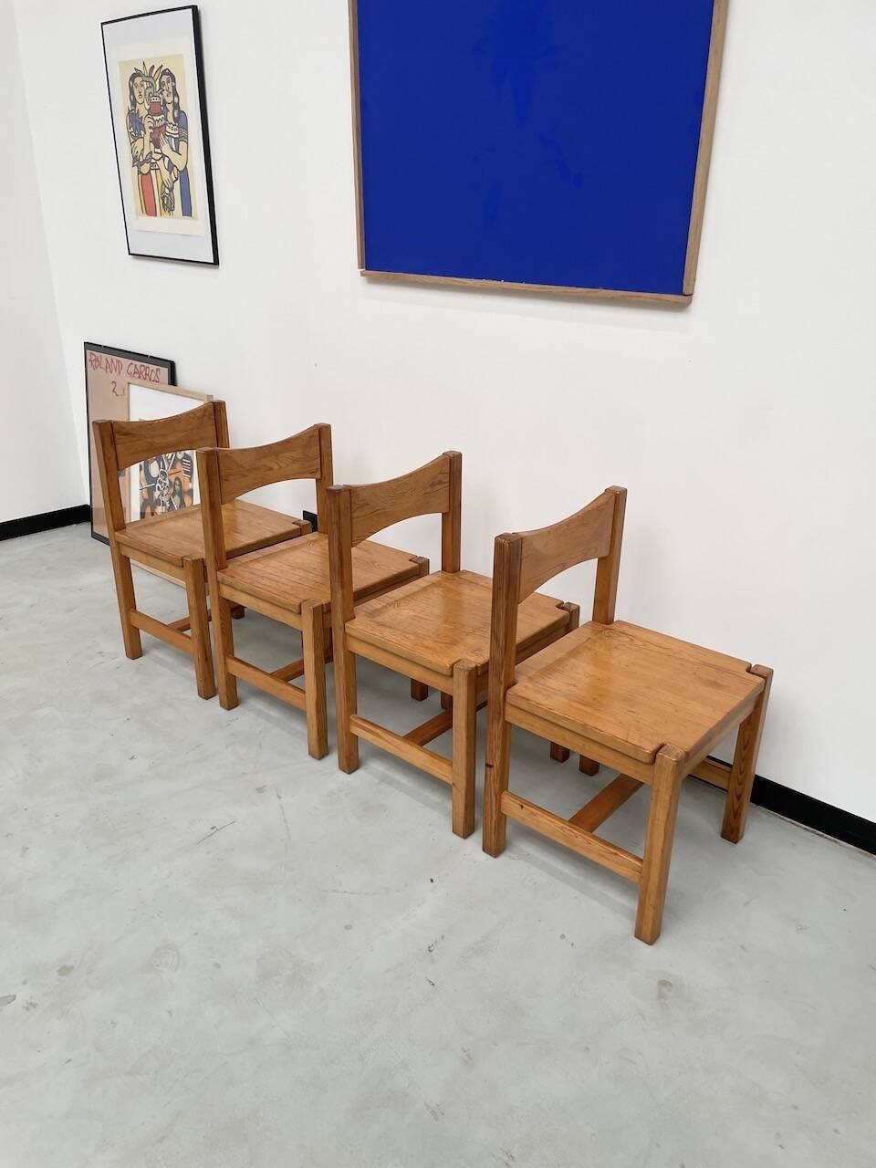 Table pin et chaises « hongisto » Ilmari Tapiovaara