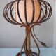 Lampe en rotin