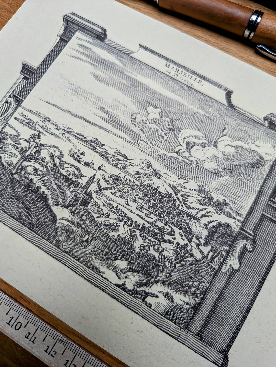 Printed in 1970, Marseille, Bouches-du-Rhône. Original vintage.