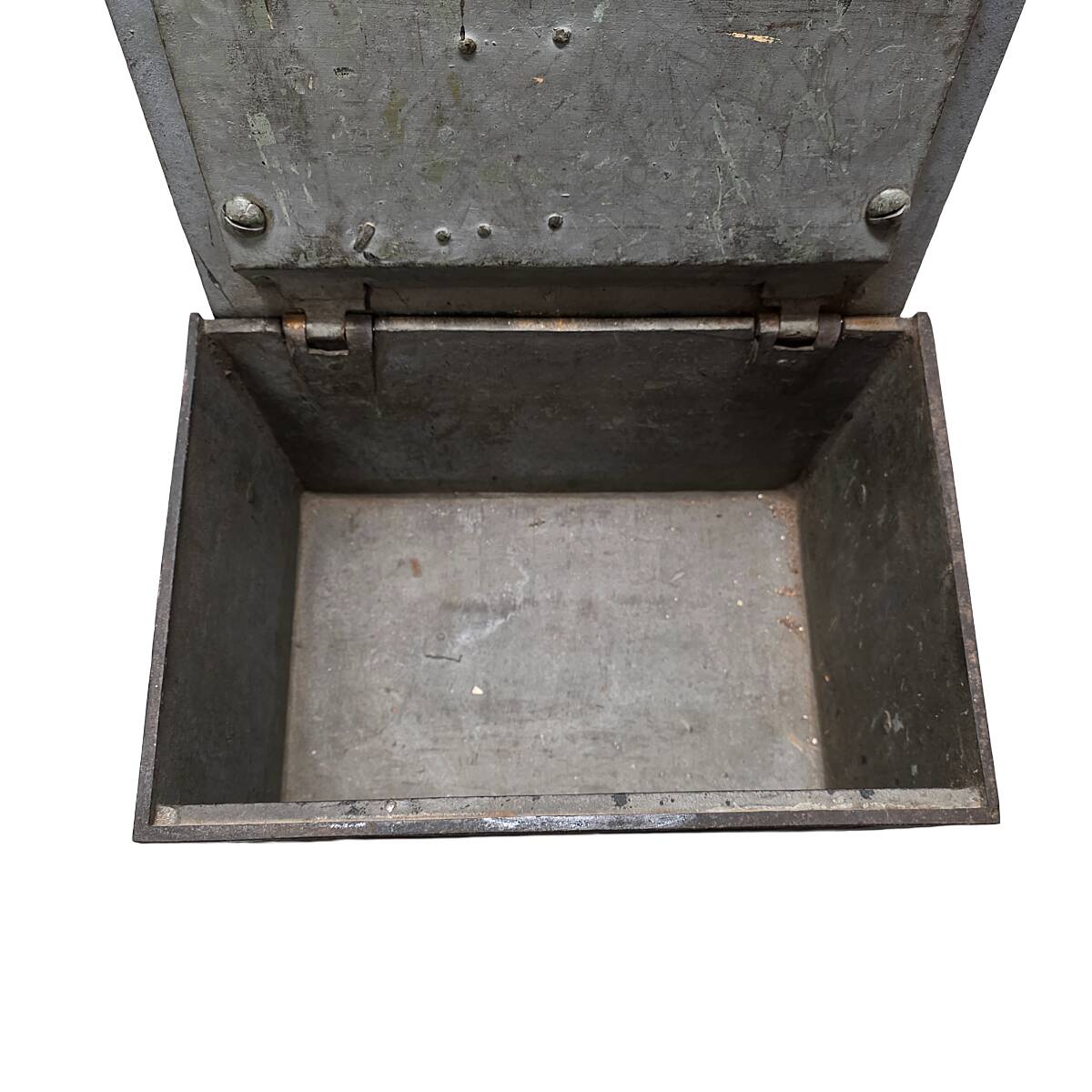 Antique English Cast Iron Safe, mid 1800s