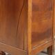 Antique Louis-Philippe bedside table in walnut with drawer, Italy, 19th century.