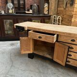Old carpentry workbench