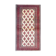 Tapis de salon en laine orientale tissée à la main - 109x211cm