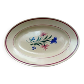Oval plate k & g lunéville france