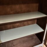 Painted wooden glass library