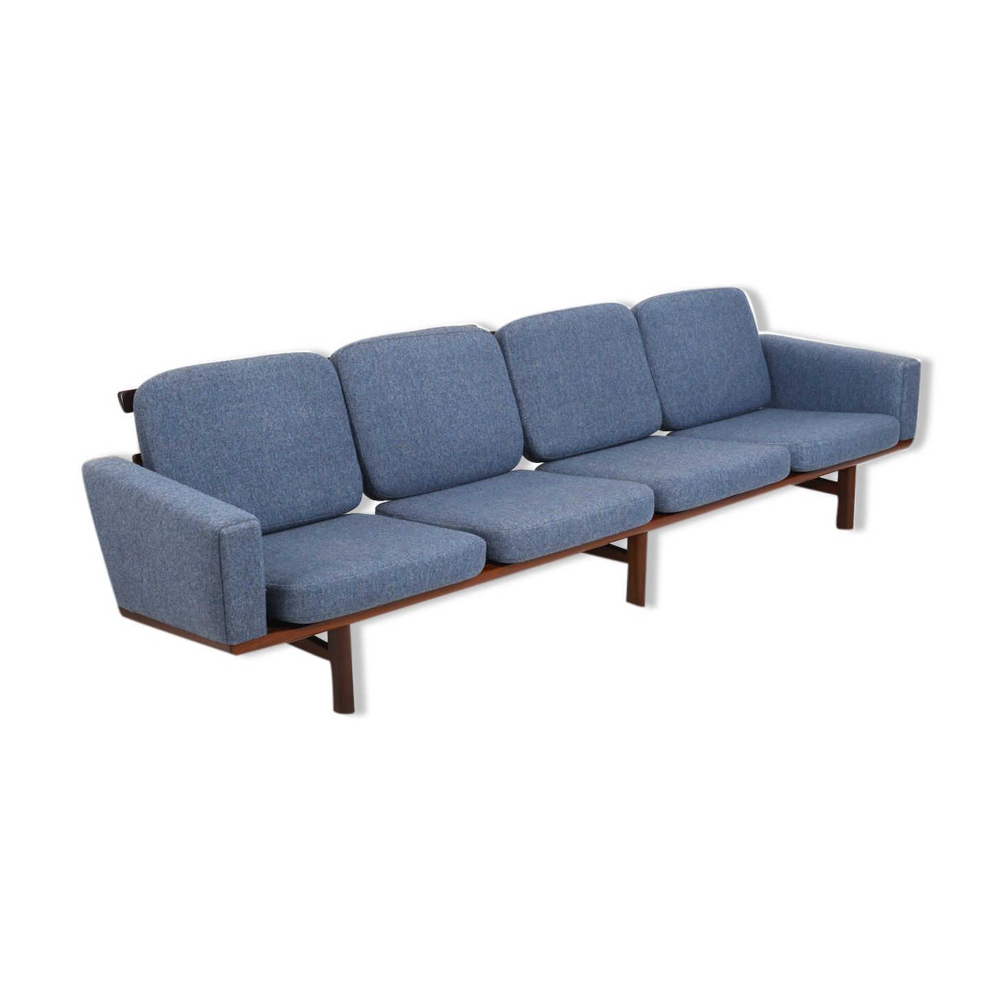 Canapé GE-236/4 en teck par Hans J. Wegner pour Getama années 1960