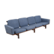 Canapé GE-236/4 en teck par Hans J. Wegner pour Getama années 1960