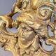 Paire de cadres en laiton doré rococo, cadres décoratifs antiques pour mur et table
