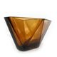 Art Deco jardiniere, crystal, Moser, Czechoslovakia, 1930s