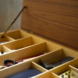 Teak sewing table by Ejvind A. Johansson