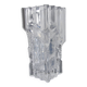 Limburg vase with ice cube effect in glass, Germany, 1970