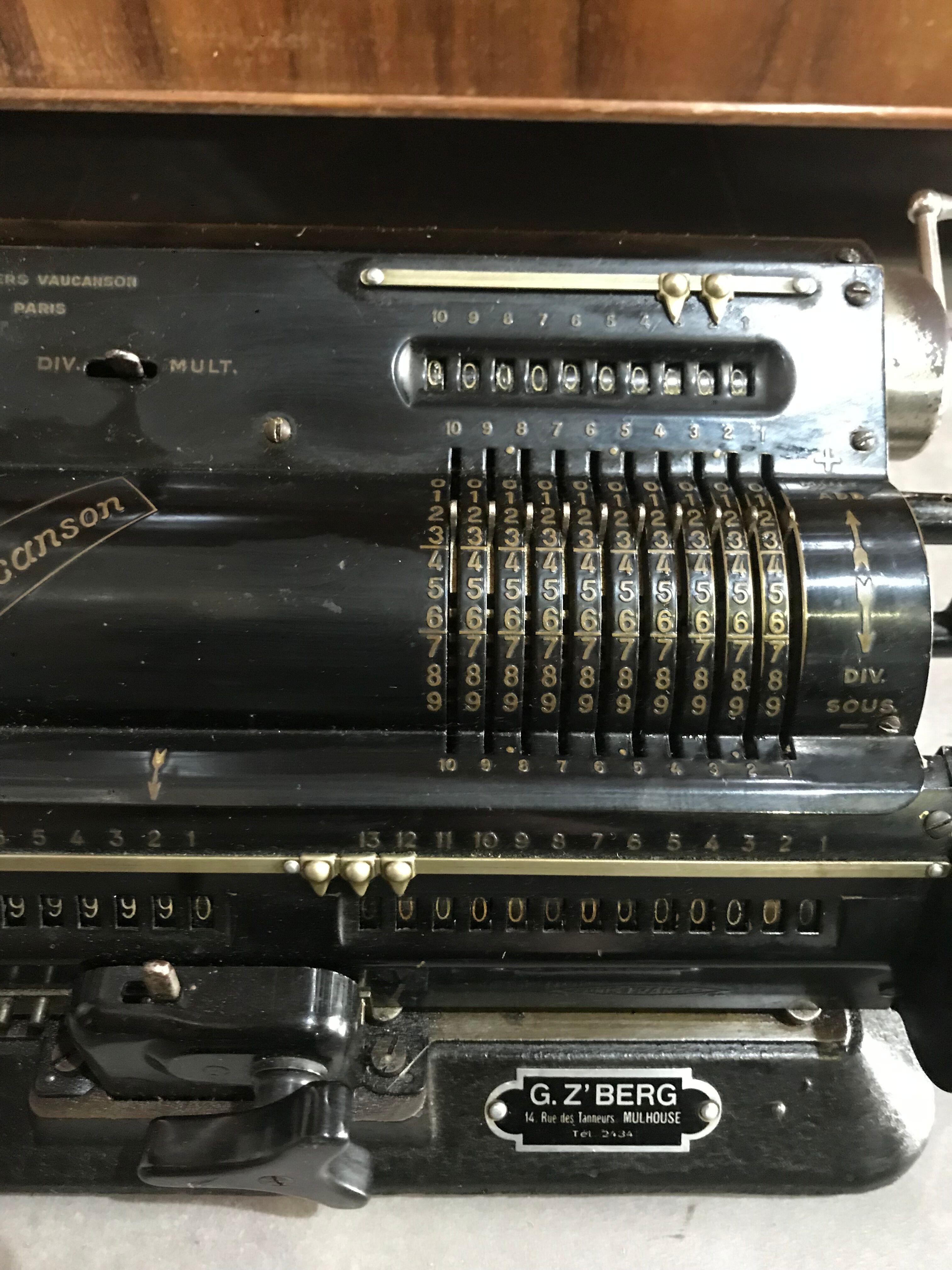 Former Vaucanson calculator