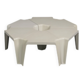 Ensemble de 6 tables modulaires par Helmut Bätzner pour Bofinger, Allemagne, années 1970.
