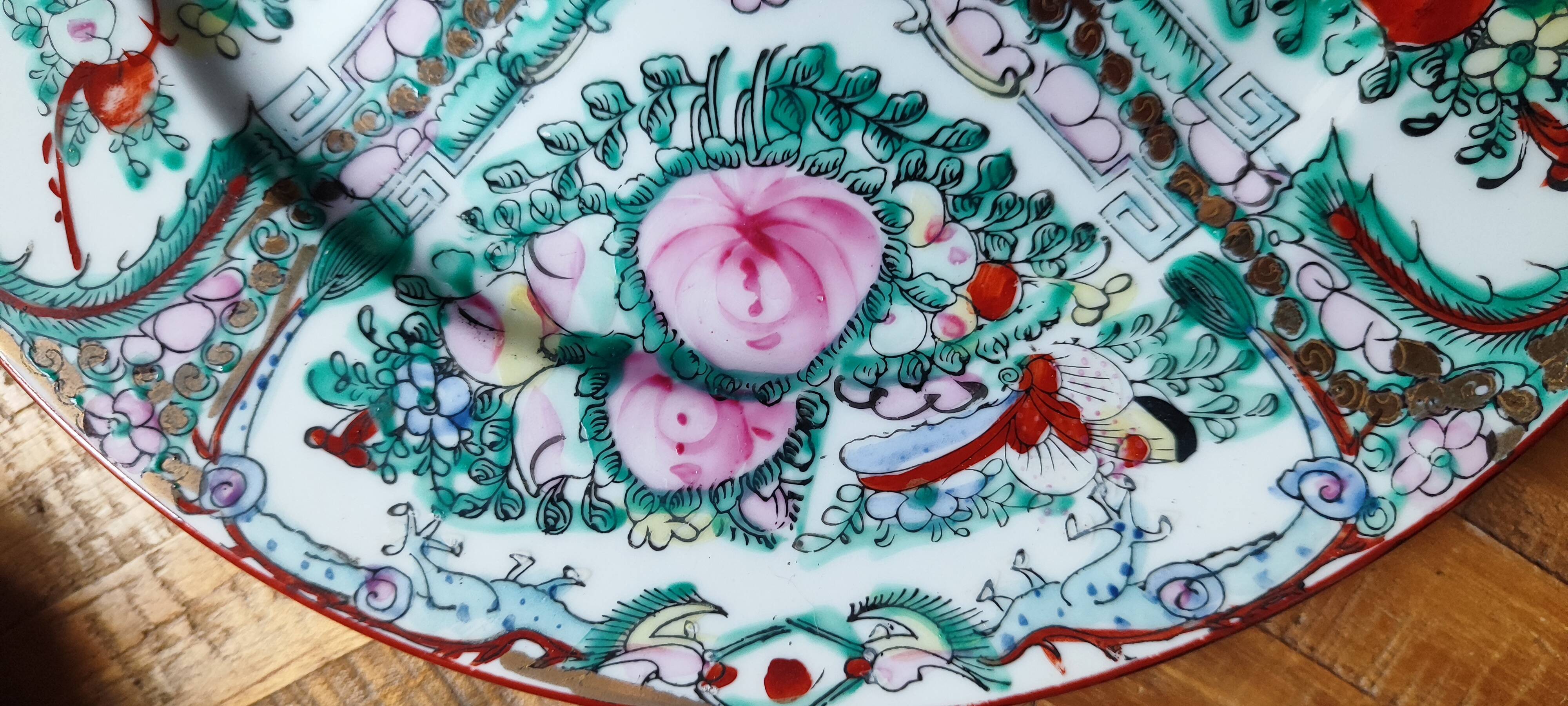 antique Chinese porcelain plate