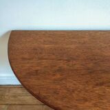 Vintage half-moon coffee table