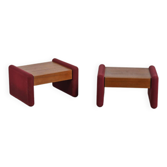 Pair of bedside tables by André Simard, circa 1970