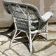 Vintage rattan kids garden armchair