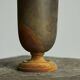 Pair of Art Deco vases in patinated metal