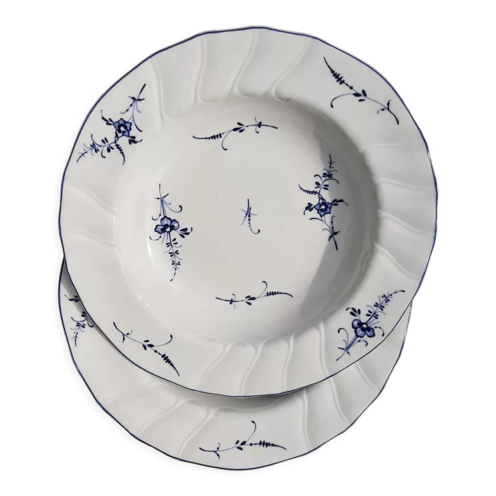 2 Hollow plates Old Luxembourg Villeroy and Boch