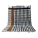 Beni Ouarain Berber wool rug, modern design with black and white checks