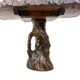 Hand-Carved Camphor Wood Organic Side Table – Sculptural Brutalist Design