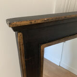 Black and gold mirror - 140x63cm