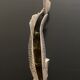 Letter holder fish shape silver metal