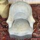 Napoleon III toad armchair, late 19th century.