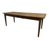 1950s farmhouse table in oak and pine