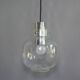 Glass pendant lamp from the 1960s, Glashütte Limburg, vintage