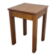 Petite table carrée en chêne massif, 50 × 50 cm