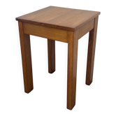 Small square table in solid oak, 50 × 50 cm