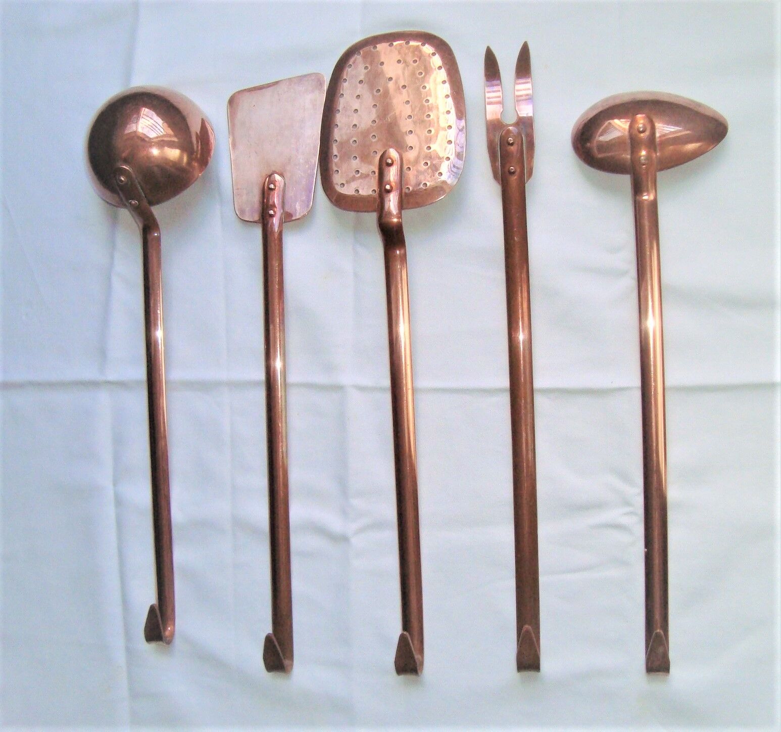 Copper kitchen utensils made in france