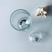 Grand flacon forme apothicaire en verre