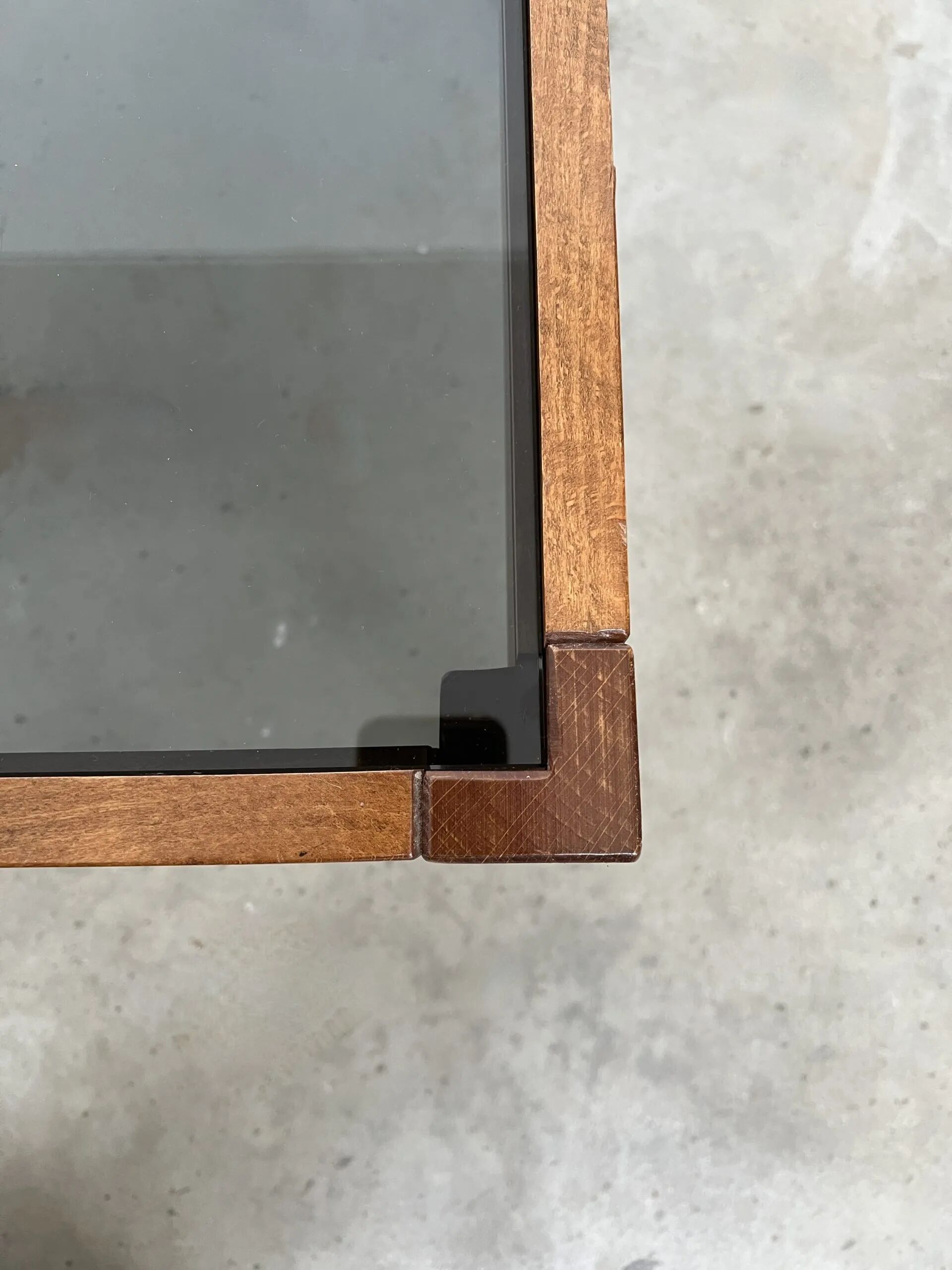 Baumann vintage coffee table – smoked glass