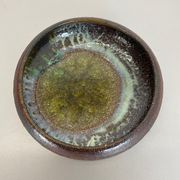 Ceramic studio pottery bowl shell element by gerhard liebenthron, germany, 1970s