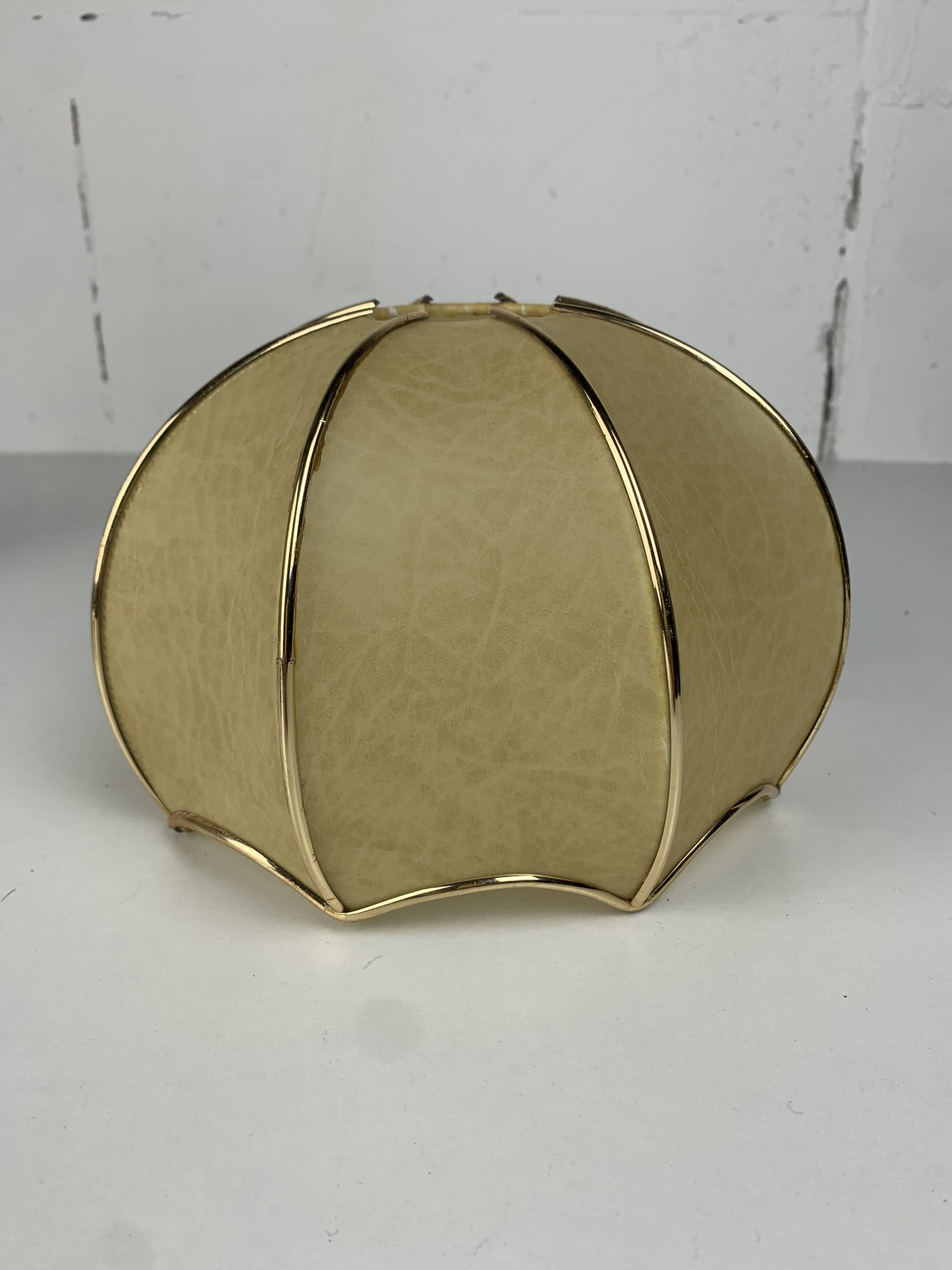 Wood Turned Mushroom Cocoon Table Lamp in the style of Charles Dudouyt