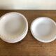 Set de 8 assiettes creuses Festons de Pierre Motton pour Gien 1970