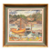 Original Swedish Oil On Panel – “Dock” By Dal‑Edvin – Signed – Vintage & Framed – 31 × 30 Cm (12.2" × 11.8")
