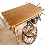 Desk and stool