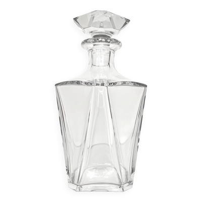 Carafe en Cristal Baccarat   Modèle Cognac Martell Cordon Bleu   Fin du XXe