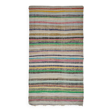 Turkish Handwoven Flatweave Chaput Kilim 176 cm x 318 cm