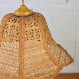 Vintage rattan pendant lamp