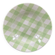 Pale green checkered plate
