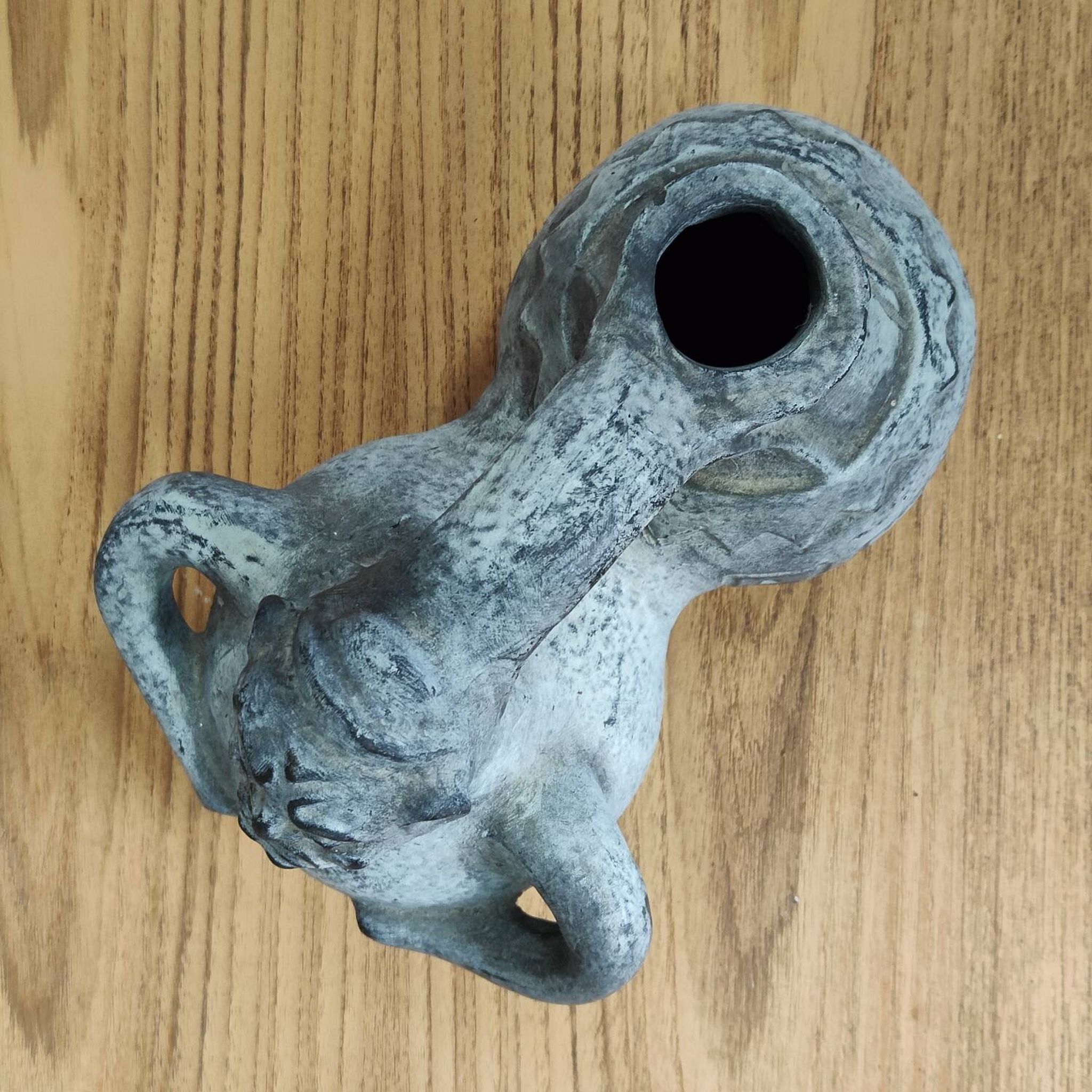 Vase ceramique zoomorphe Partenon Espagne