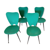 4 vintage chairs 1950