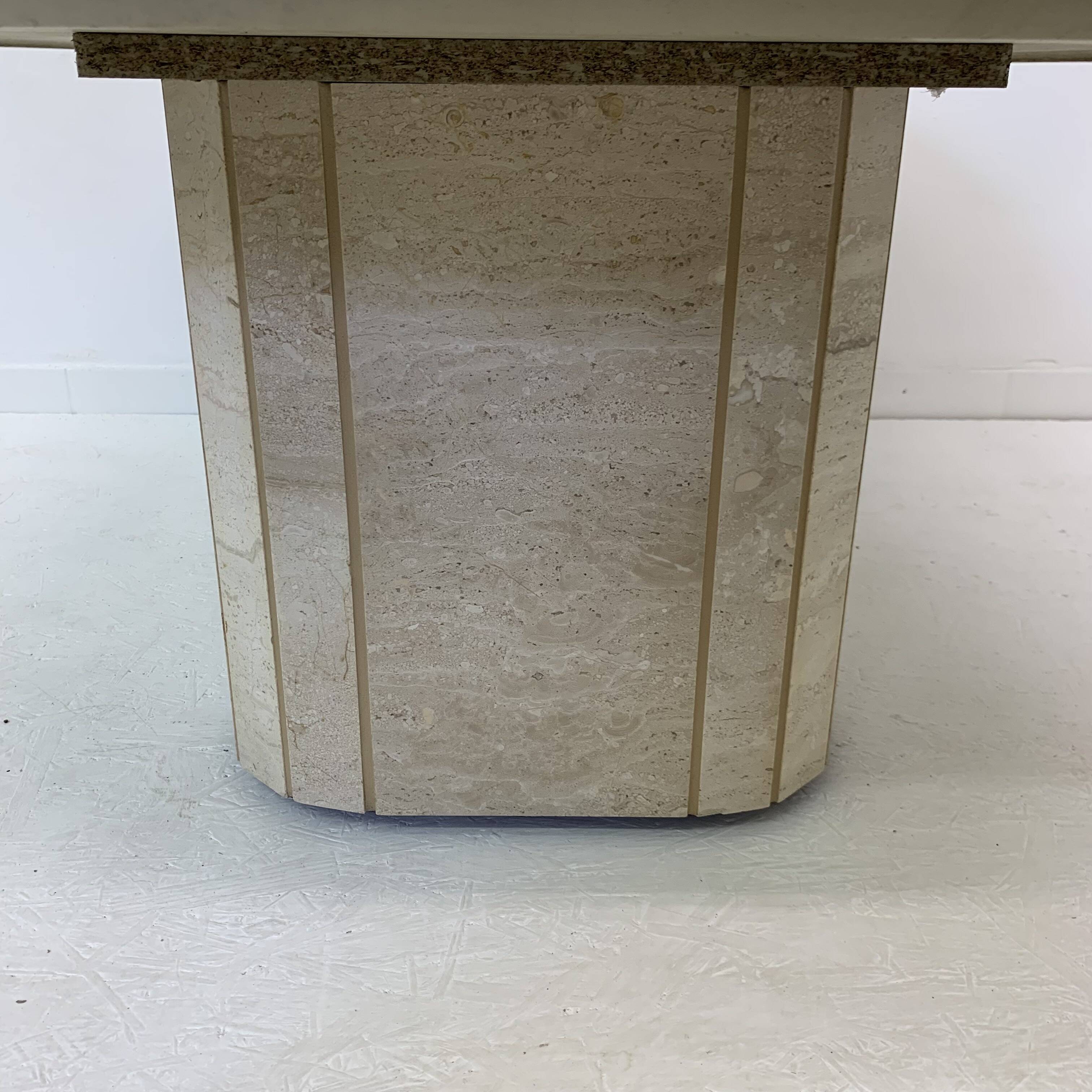 Mid-century design travertine coffee table, 1970’s