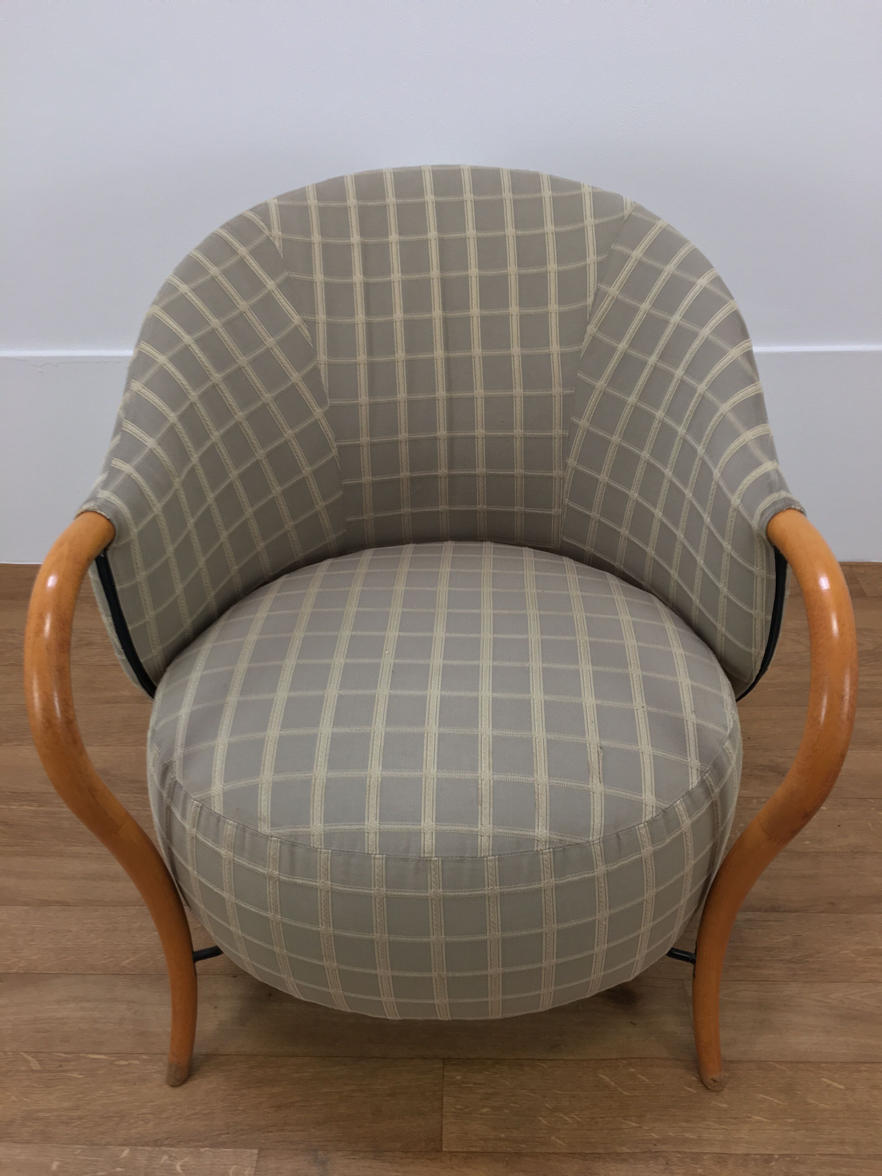 Pair of 80's Cinna design armchairs