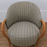 Pair of 80's Cinna design armchairs