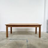 Large contemporary solid oak farmhouse table